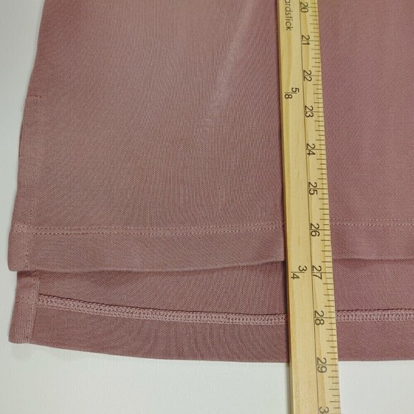 J Jill Pure Jill Top Womens Medium Pink Modal Blend V-Neck 3/4 Sleeve Sweatshirt - Picture 7 of 9